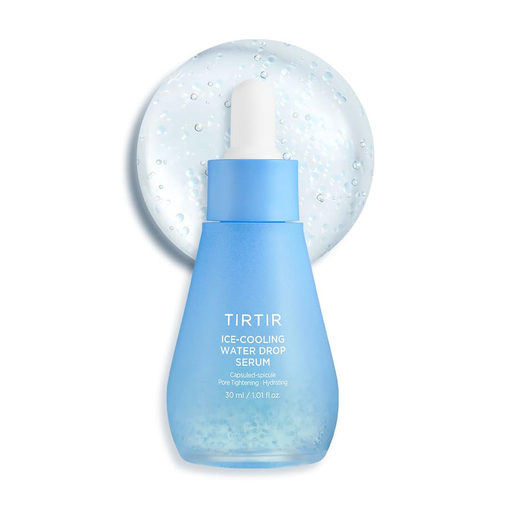TIRTIR Ice-Cooling Water Drop Serum bottle close-up for instant refreshment