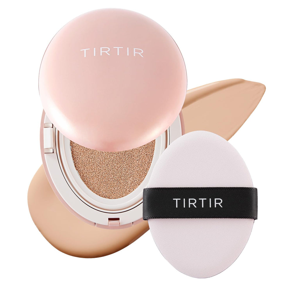 TIRTIR Mask Fit All Cover Pink compact open for long-lasting coverage.