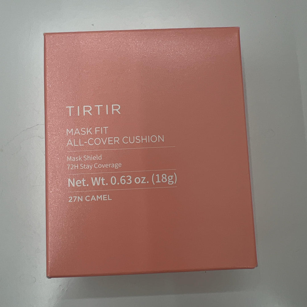 TIRTIR Mask Fit All Cover Pink Cushion 72-hour wear concept illustrates long-lasting wear.