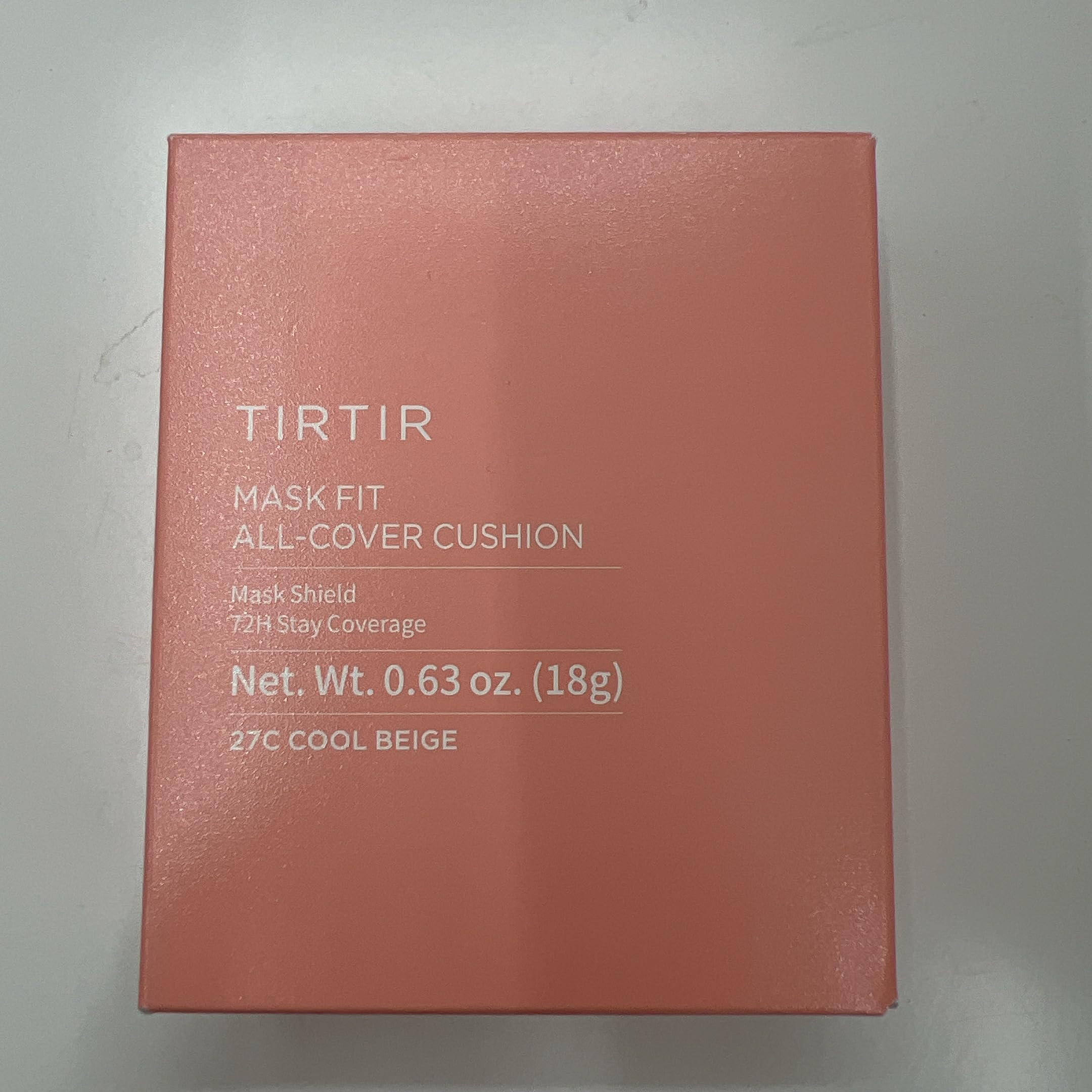 TIRTIR Pink Cushion color swatches illustrate shade options and undertone