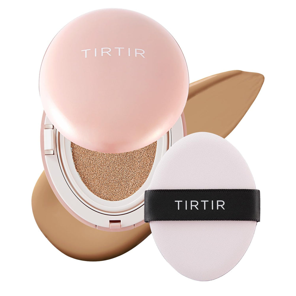 TIRTIR Mask Fit All Cover Pink Cushion compact for quick full-coverage touch-ups.