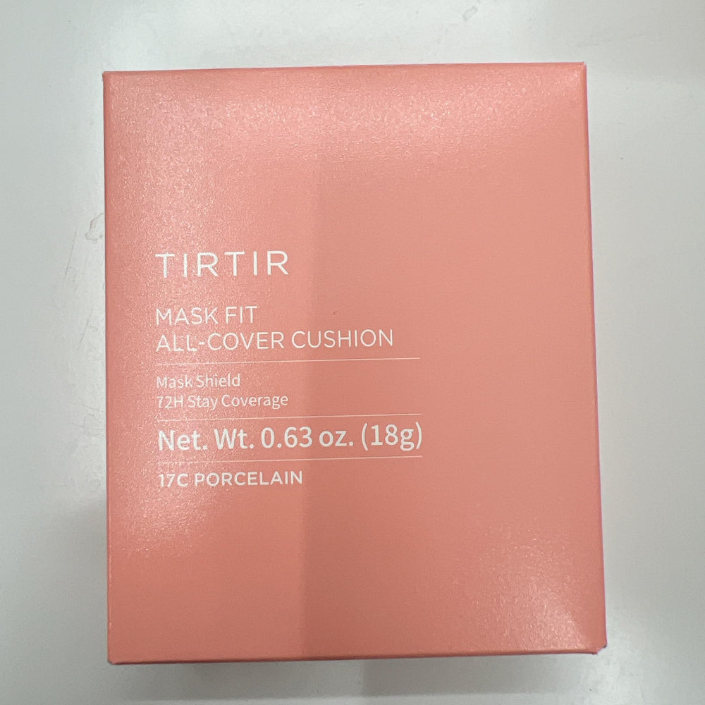 TIRTIR Mask Fit All Cover Pink Cushion with film-coating technology for lasting wear.