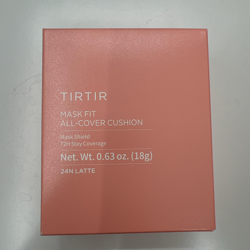 TIRTIR Mask Fit All Cover Pink Cushion swatch shows velvety matte finish on skin
