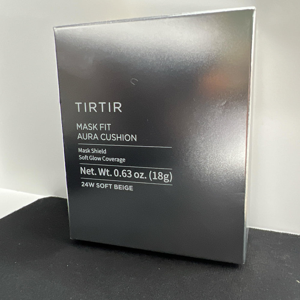 TIRTIR Mask Fit Aura Silver Cushion glow on cheek after application