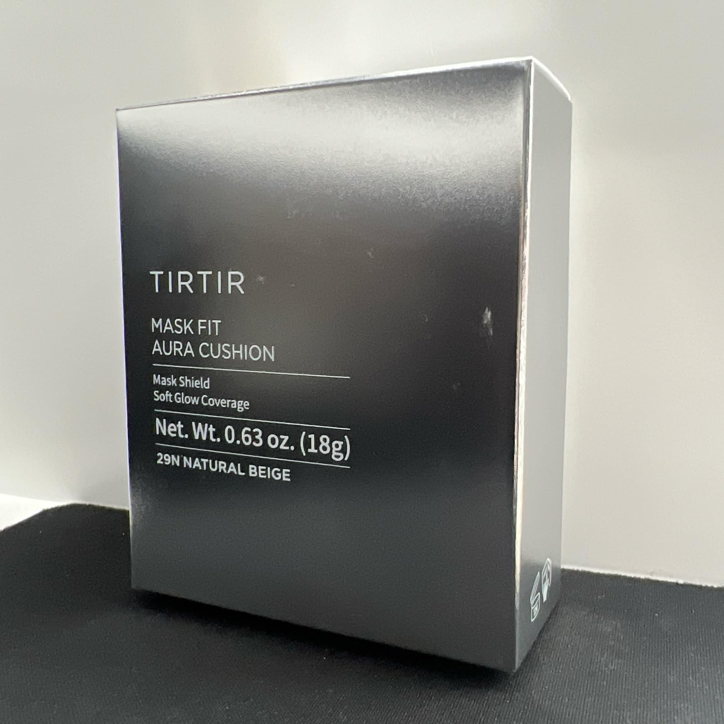 TIRTIR Mask Fit Aura Silver Cushion glow on skin after application