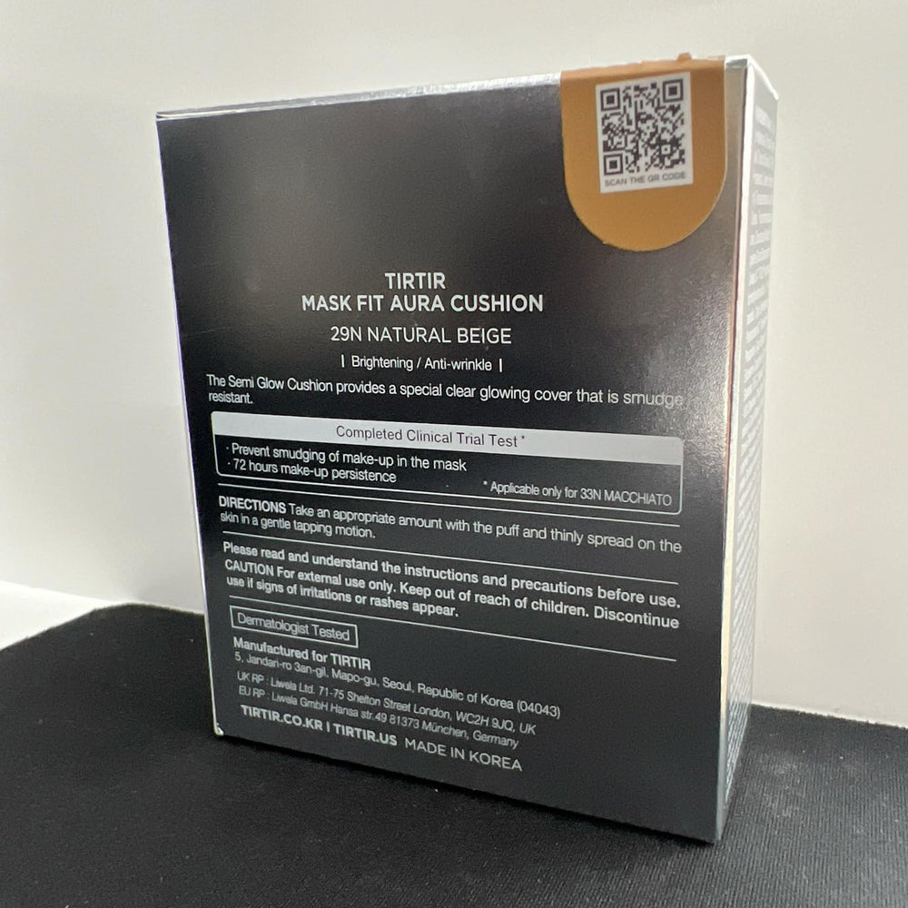 TIRTIR Mask Fit Aura Silver Cushion white hyaluronate close-up ingredient highlight
