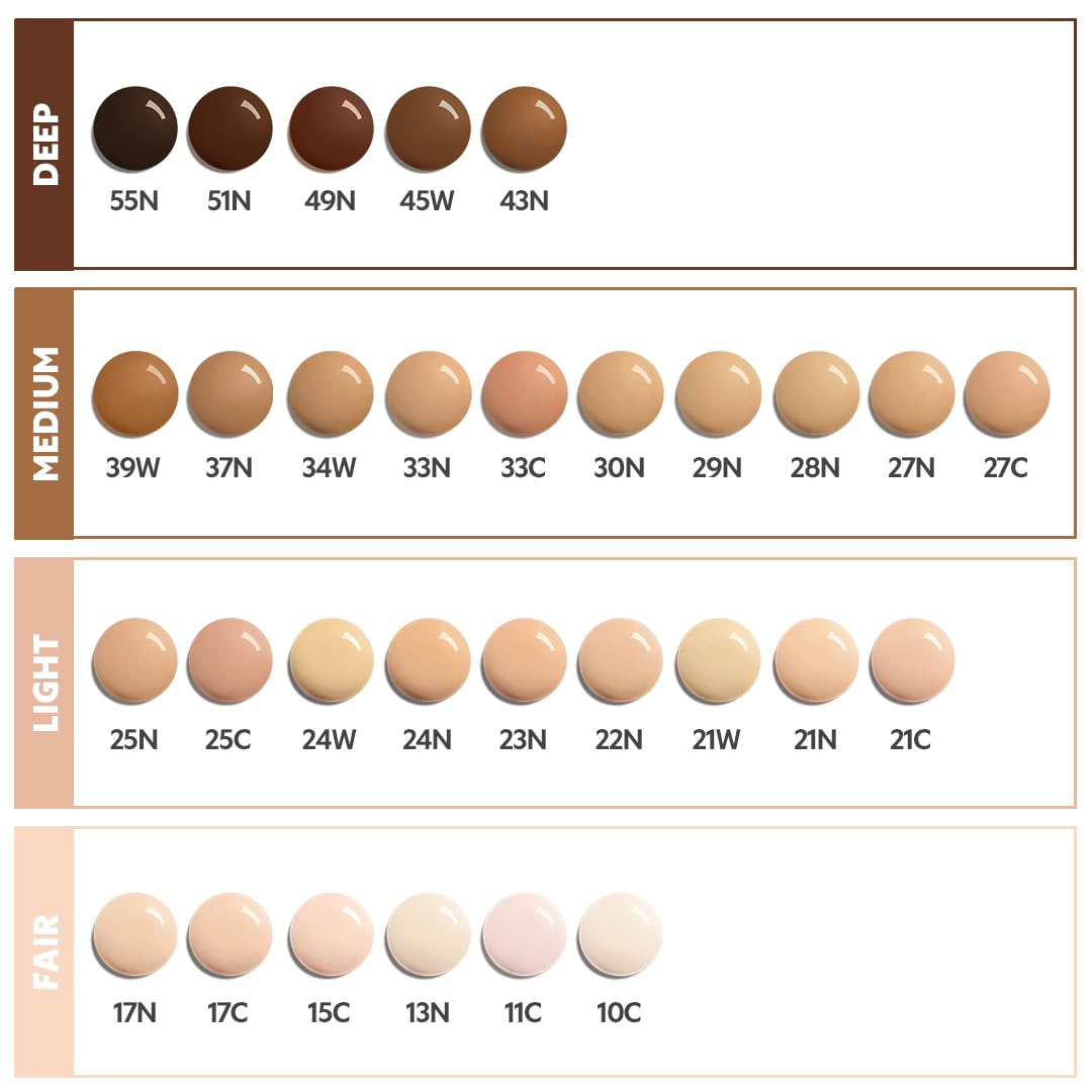 TIRTIR Mask Fit Red Foundation application shot conveys buildable coverage.