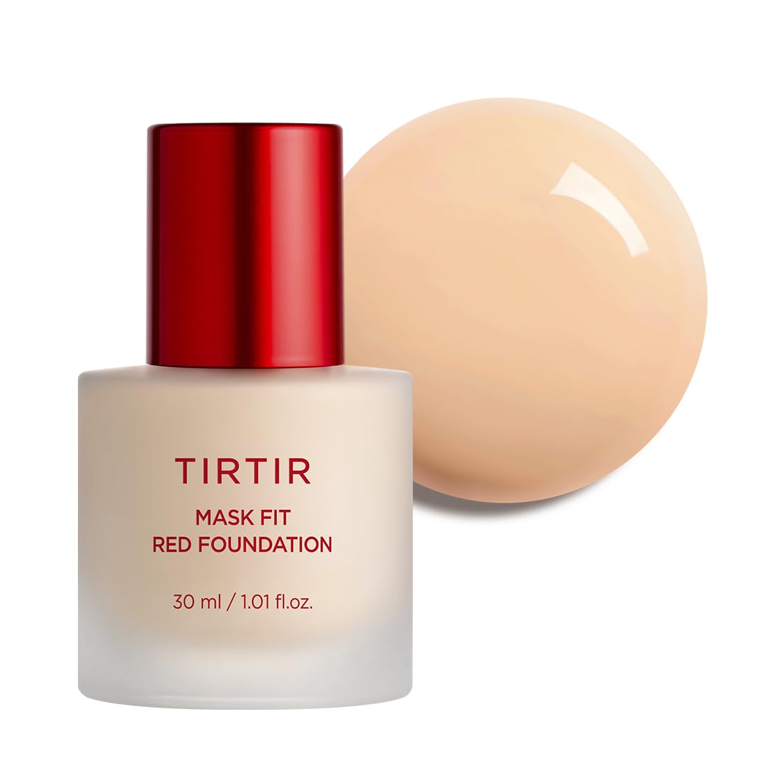 TIRTIR Mask Fit Red Foundation application shows smooth, breathable coverage for daily wear.