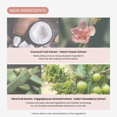 TIRTIR Mask Fit Tone Up Essence hydration swatch for smooth skin.