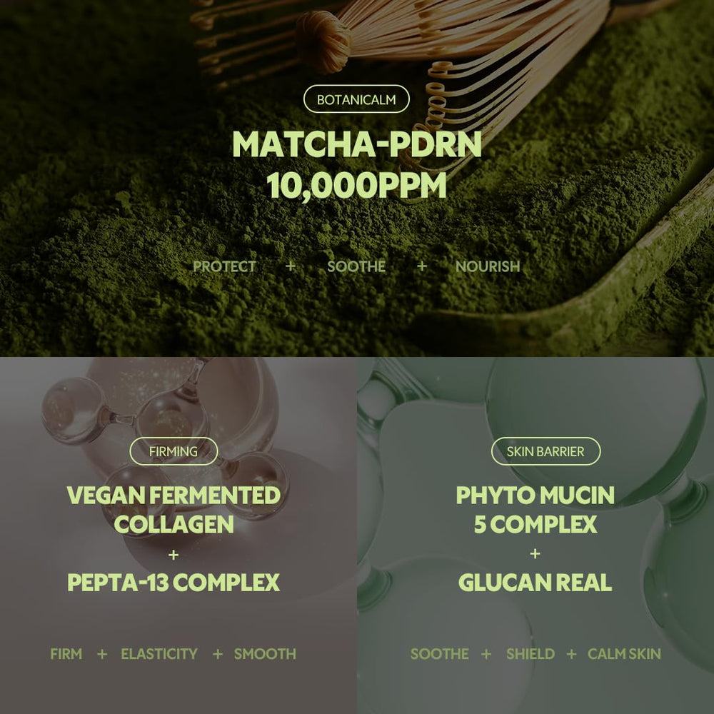 TIRTIR Matcha PDRN packaging box highlighting premium Korean skincare.