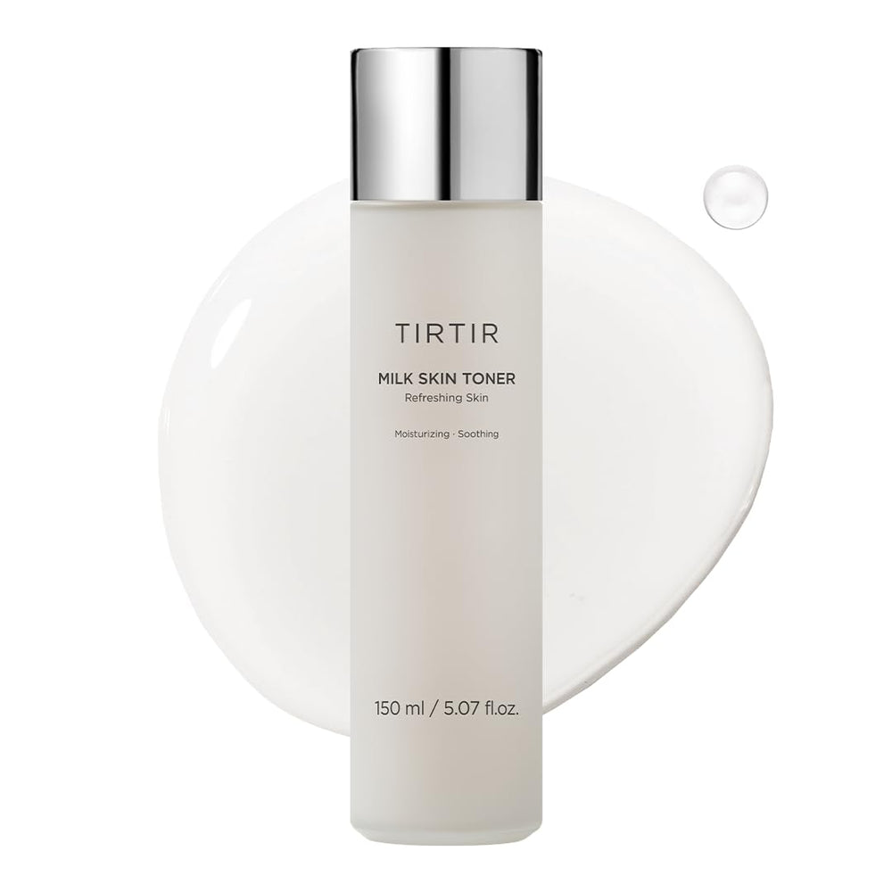 TIRTIR Milk Skin Rice Toner bottle for deep hydration and refreshed skin.