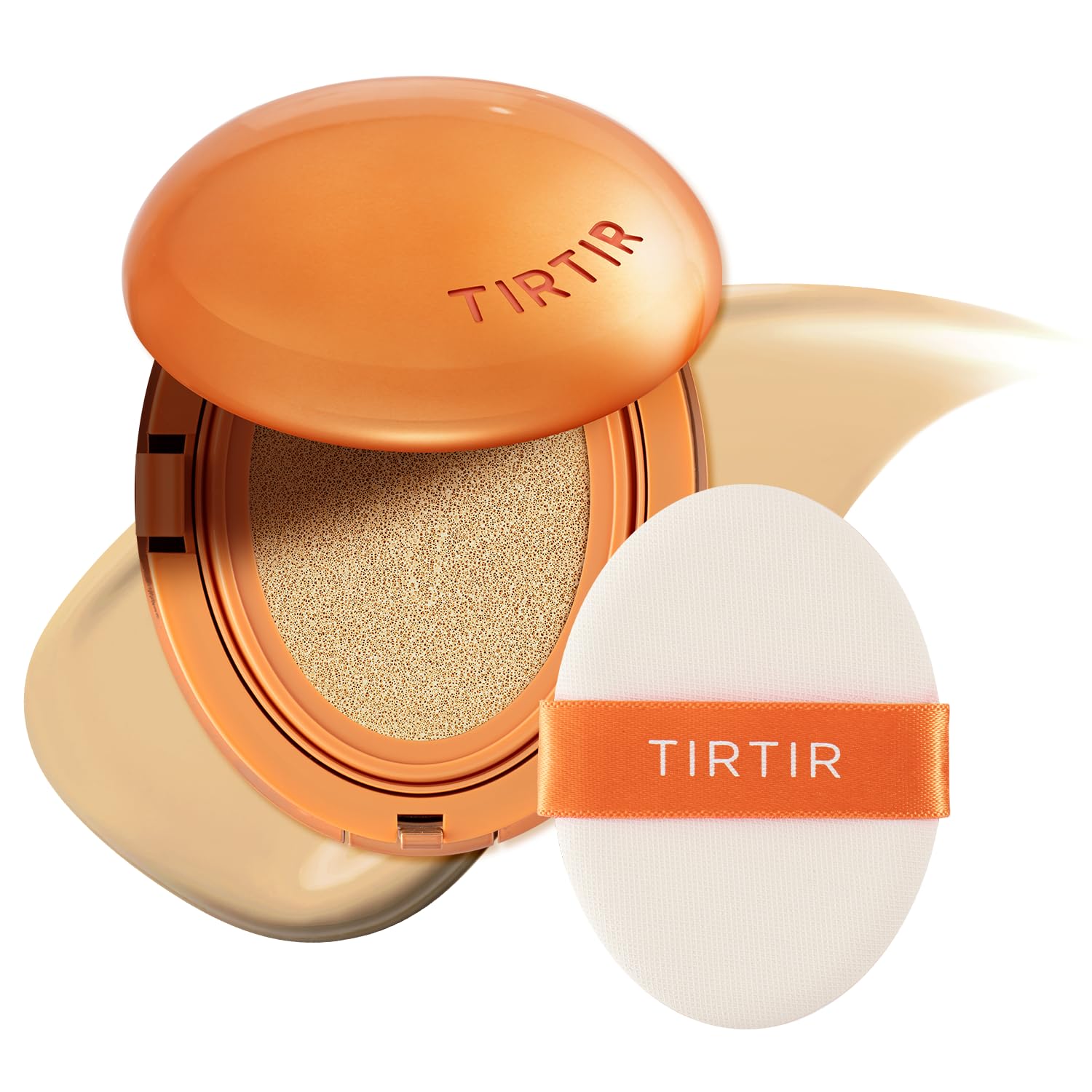 TIRTIR Mini Cushion 24W Soft Beige shows semi-matte natural finish