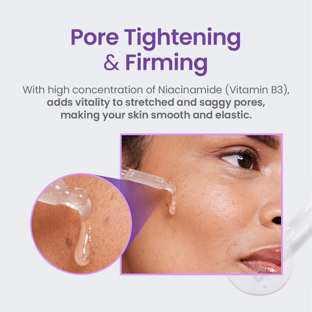 TIRTIR Niacinamide 20% Serum being applied for bright, even-toned skin.
