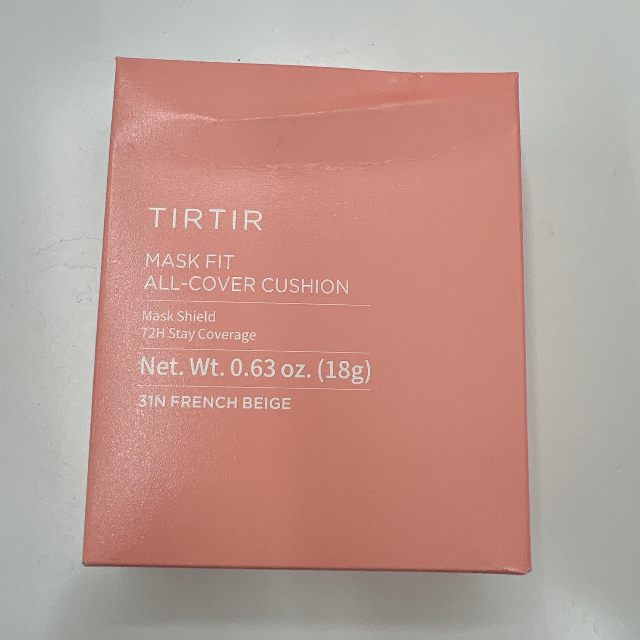 TIRTIR oil/combination-friendly formula visible on skin after wear
