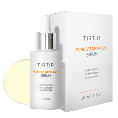 TIRTIR Pure Vitamin C 24 Serum bottle shows brightening potential for radiant skin