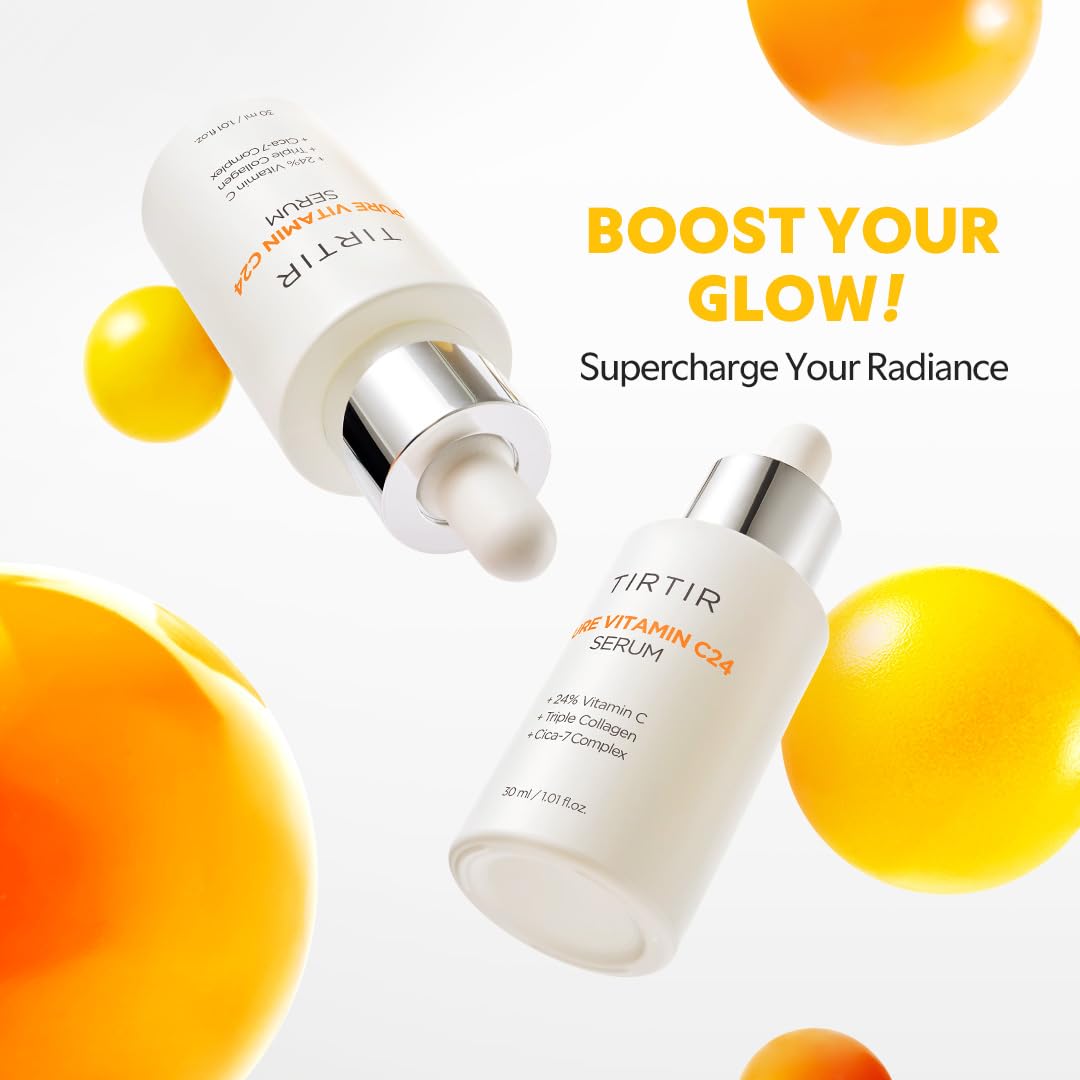 TIRTIR Triple collagen infusion close-up highlights elasticity support for firmer skin