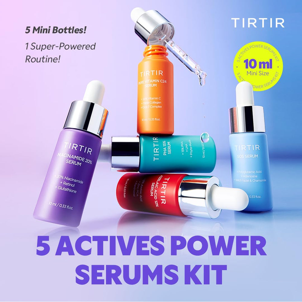 TIRTIR vitamin C serum bottle displayed for radiant skin support.