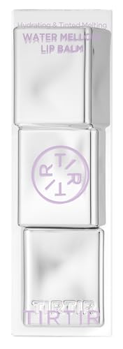 TIRTIR Water Mellow Lip Balm 02 Mauve Berry tube closeup highlighting design and tint.