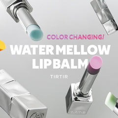 TIRTIR Water Mellow Lip Balm application glide demonstrating smooth, non-sticky shine.