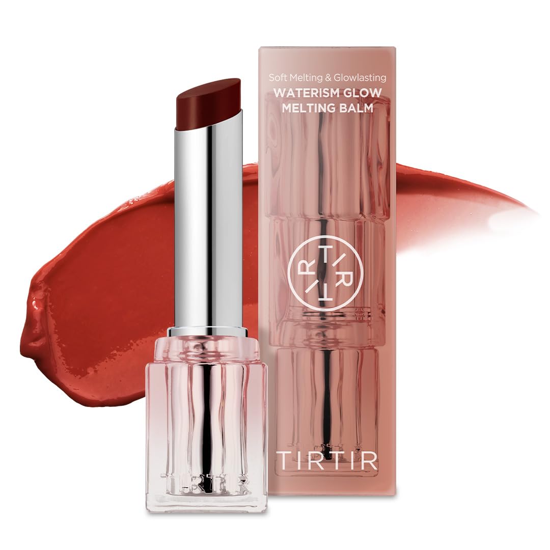 TIRTIR Waterism Glow Melting Balm tube application for smooth lips and subtle hydration