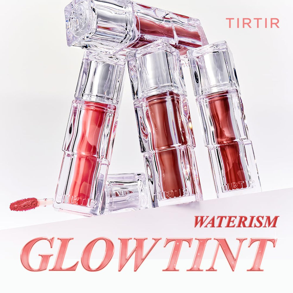 TIRTIR Waterism Lip Gloss applicator close-up highlighting smooth, non-sticky glide