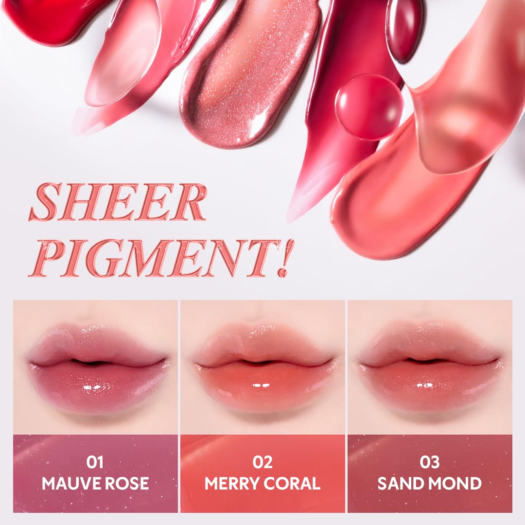 TIRTIR Waterism Cassis Plum swatch on lips for natural flushed glow