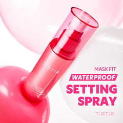 TIRTIR Waterproof Setting Spray mist release offers a refreshing, light application for daily wear.