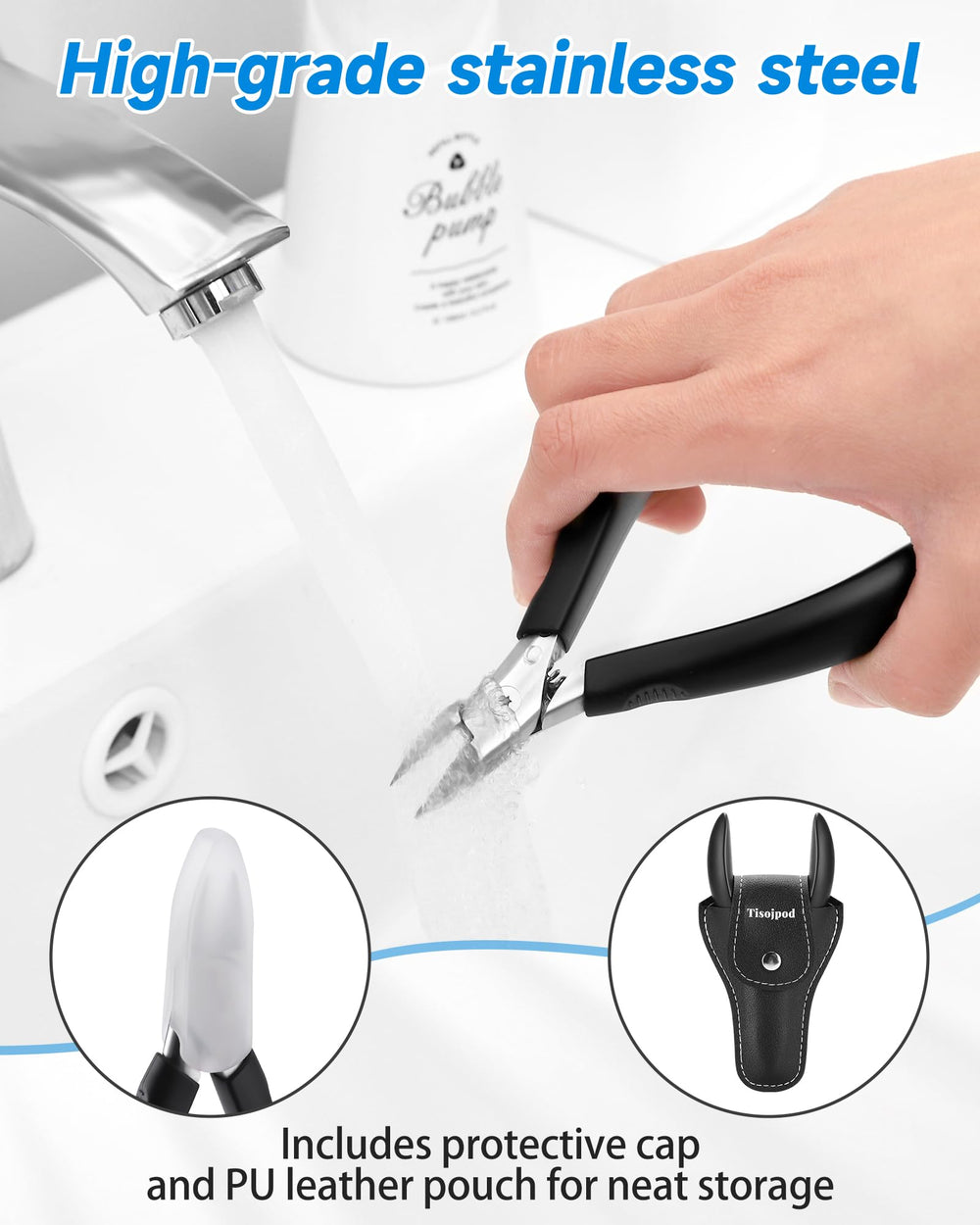 Tisojpod protective-blade-cover emphasizes hygiene and safe storage