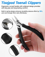 Tisojpod thick-nails-cutting-blade showcases stainless steel power for tough nails