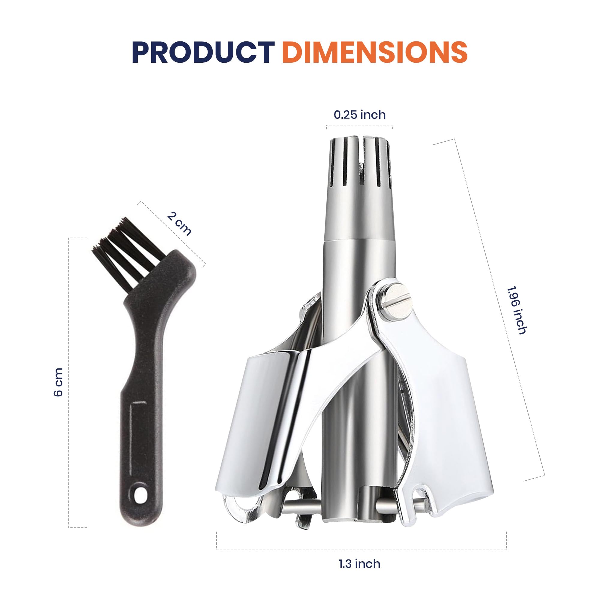 Titan Luxe all-in-one nose ear hair trimmer covers nose, ear, and stray hairs.