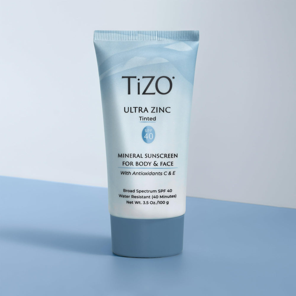 TIZO Ultra Zinc sunscreen during activity with 40-minute water resistance