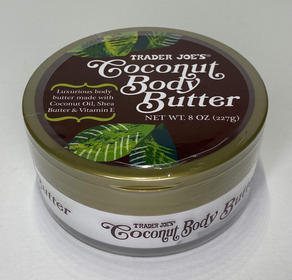 TJ's Coconut Body Butter after use revealing soft, nourished skin finish.