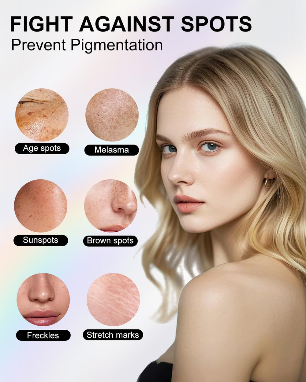 TJE serum emphasizes hydration with anti-discoloration ingredients in focus.