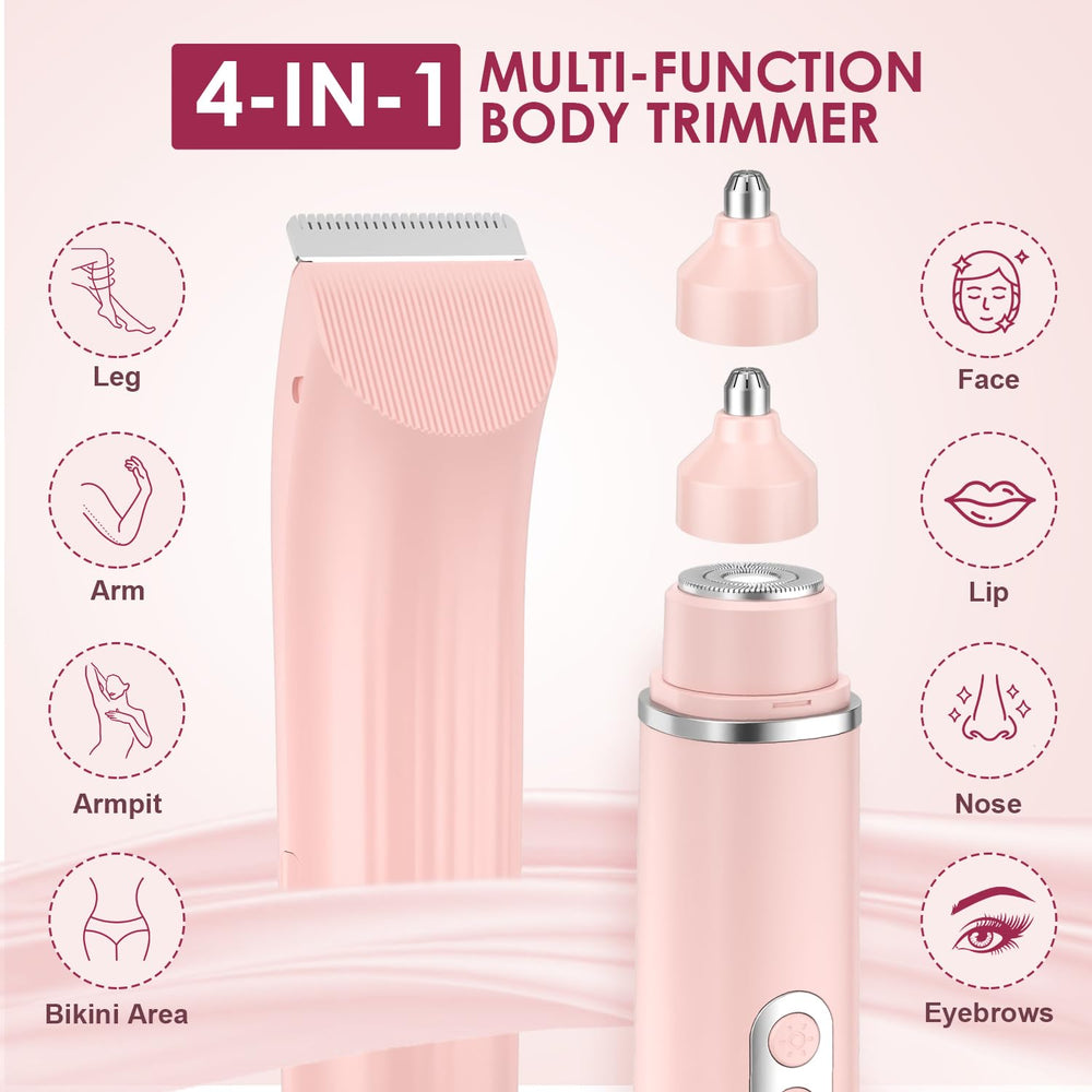 TJJFMM 4-in-1 bikini trimmer face shaving head for precise grooming