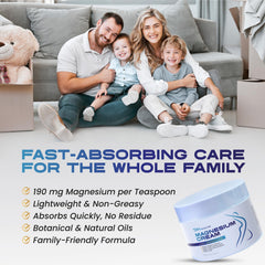 TJK Health Magnesium Cream applied on forearm demonstrates fast-absorbing, non-greasy texture.