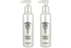 TJ’s Lemongrass Coconut Body Oil bottle with bright, non-greasy hydration.