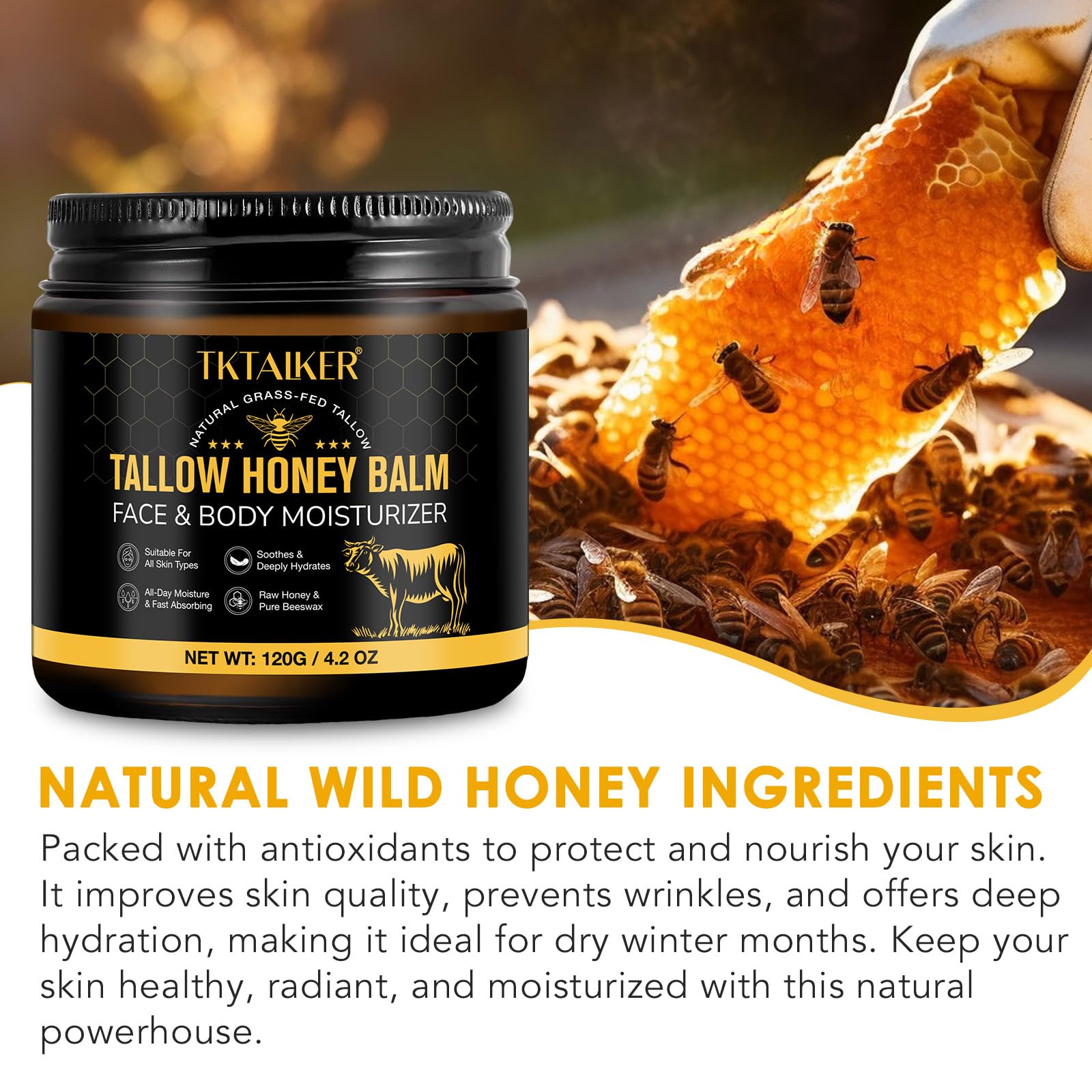 TKTALKER fragrance-light-scent balm on hands for daily comfort.