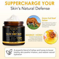 TKTALKER grass-fed-tallow-texture whipped for smooth skin application.