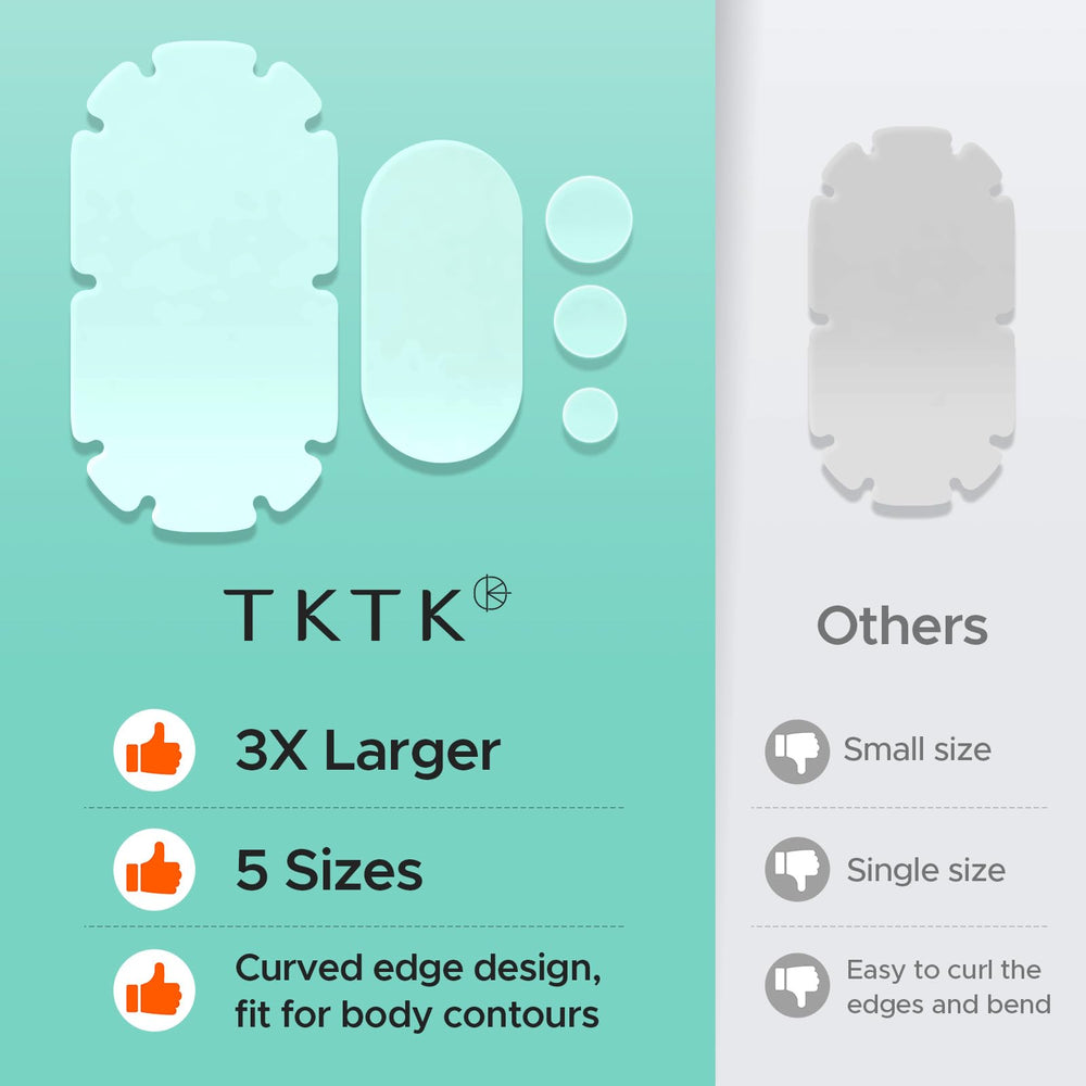 TKTK cut-to-fit option lets you tailor patches to acne shapes.