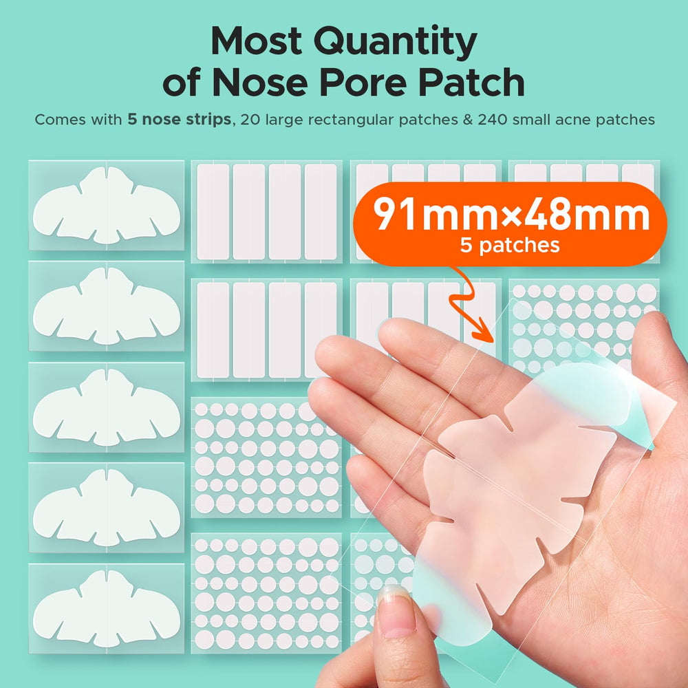 TKTK nose patches on nose closeup highlighting pore-clearing action.