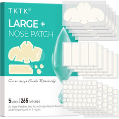 TKTK hydrocolloid nose patches packaging for on-the-go care.