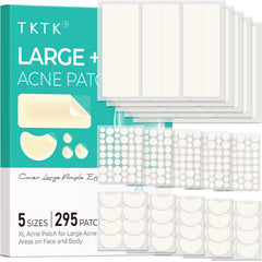 TKTK large patch 68x27mm covers big zits for overnight coverage