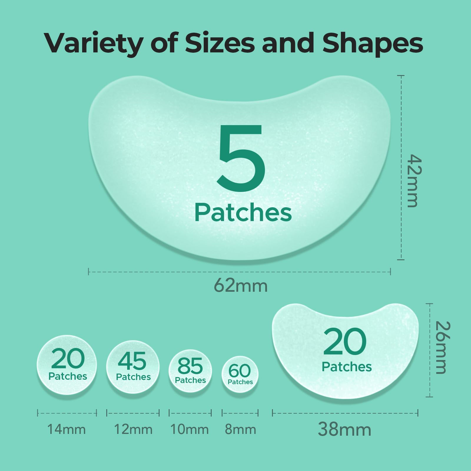 TKTK odorless hydrocolloid patch is gentle on skin.