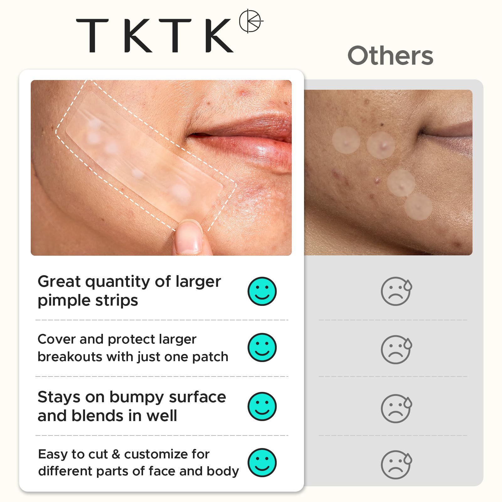 TKTK-patch-10mm-spot provides quick protection for mid-size pimples and easy placement.