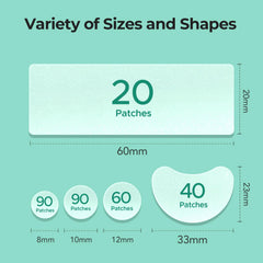 TKTK-patch-8mm-spot on skin targets small blemishes with flexible coverage.