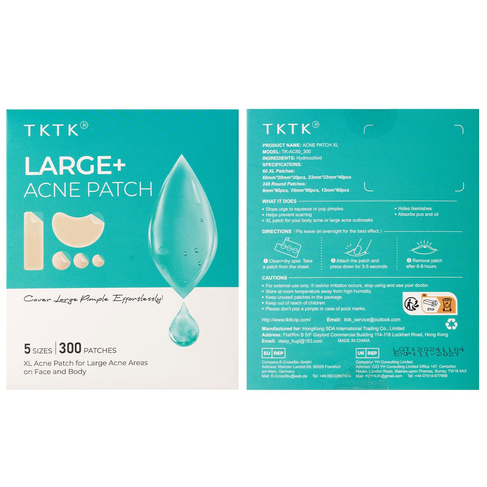 TKTK-patch-on-face-closeup demonstrates discreet coverage during daily activities.