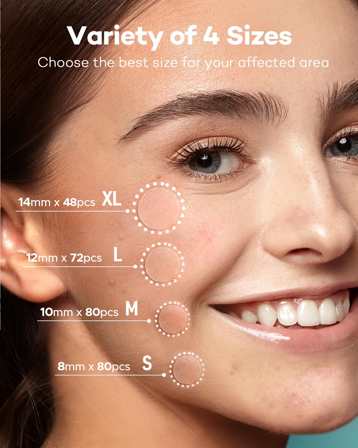 TKTK hydrocolloid adhesive patch demonstrates breathable, skin-friendly adhesion that stays overnight.