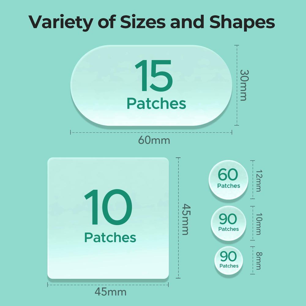 TKTK 45x45mm patch for cheeks or shoulders and sudden breakouts.