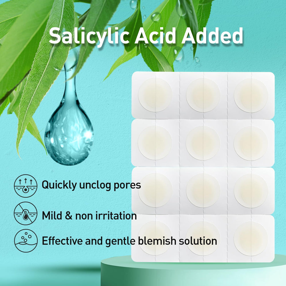 TKTK Pimple Patches hydrocolloid close-up showing absorption and protection