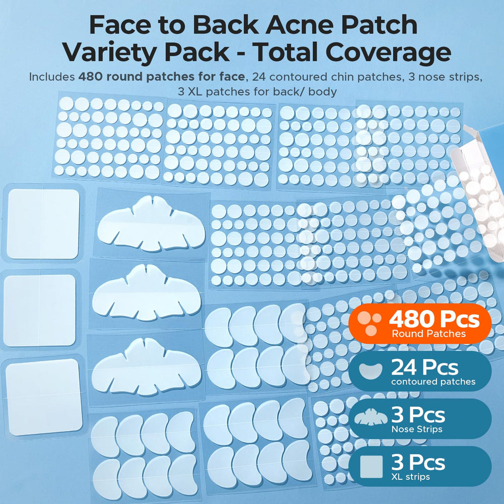 TKTK Pimple Patches nose strips address pores with easy coverage.